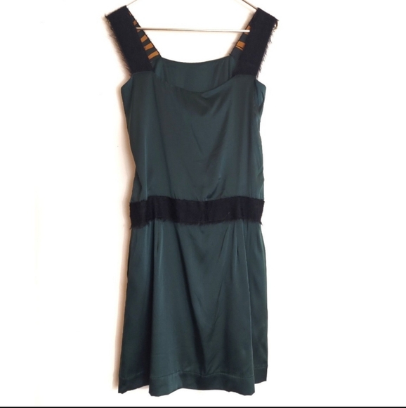 DOUUOD Silk Avant Garde Dress 40 - Picture 4 of 5